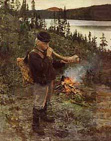 Shepherd Boy from Paanajarvi, Akseli Gallen-Kallela